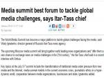 Russian Media Summit to Discuss Ethics