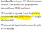 The Hollywood Reporter Still has Fake NYT Public Editor Quote Published