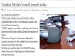 New Zambia Media Council to Handle Media Complaints 