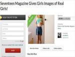 Seventeen Magazine: 'Never Have, Never Will' Photoshop Bodies, Will be Transparent about Photo Editing