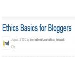 International Journalists' Network Advises on Blogging Ethics