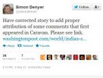 Washington Post Corrects to Add Attribution, 'Article Should Have Credited' Indian Mag