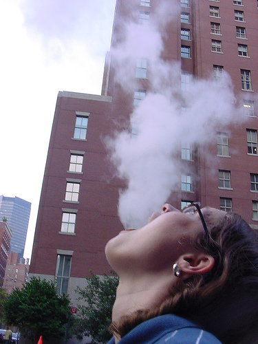 Troops under helicopter 