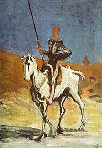 Don Quixote by Honoré Daumier, 1868 (Credit: Wikipedia)