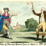 (Credit: illustration based on antique print called The Royal Duel) 