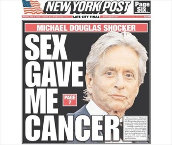 Michael Douglas: 'Throat cancer' was really tongue cancer