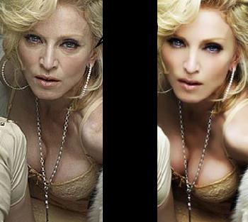 Old: Botch Photoshop: Unedited Madonna