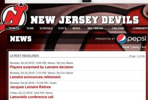 new jersey devils 2010 schedule